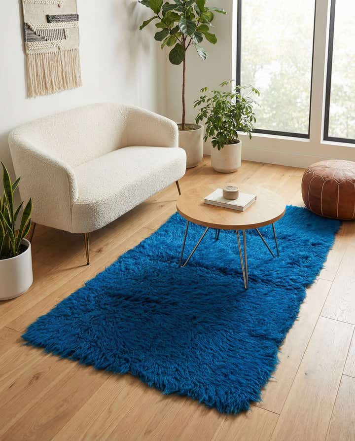 3' 3 x 5' 7 Hand Knotted Moroccan Wool Rug