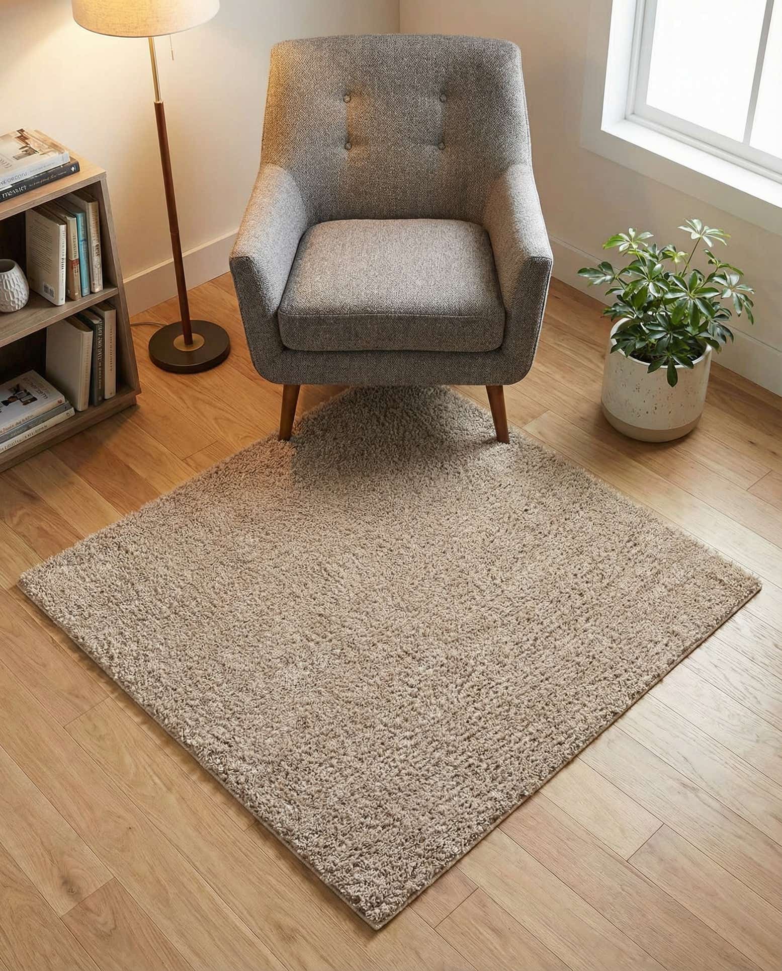 3' x 3' Zermatt Shag Square Rug