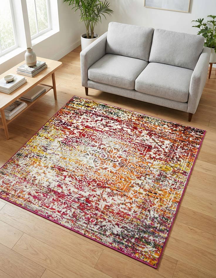 Detail image of 5' 3 x 5' 3 Arlington Square Rug