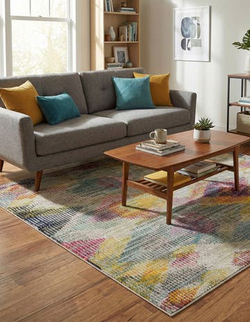 5' x 7' Washable Theia Rug