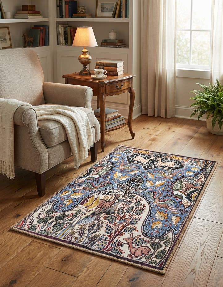2' x 3' 1 Washable Timeless Rug