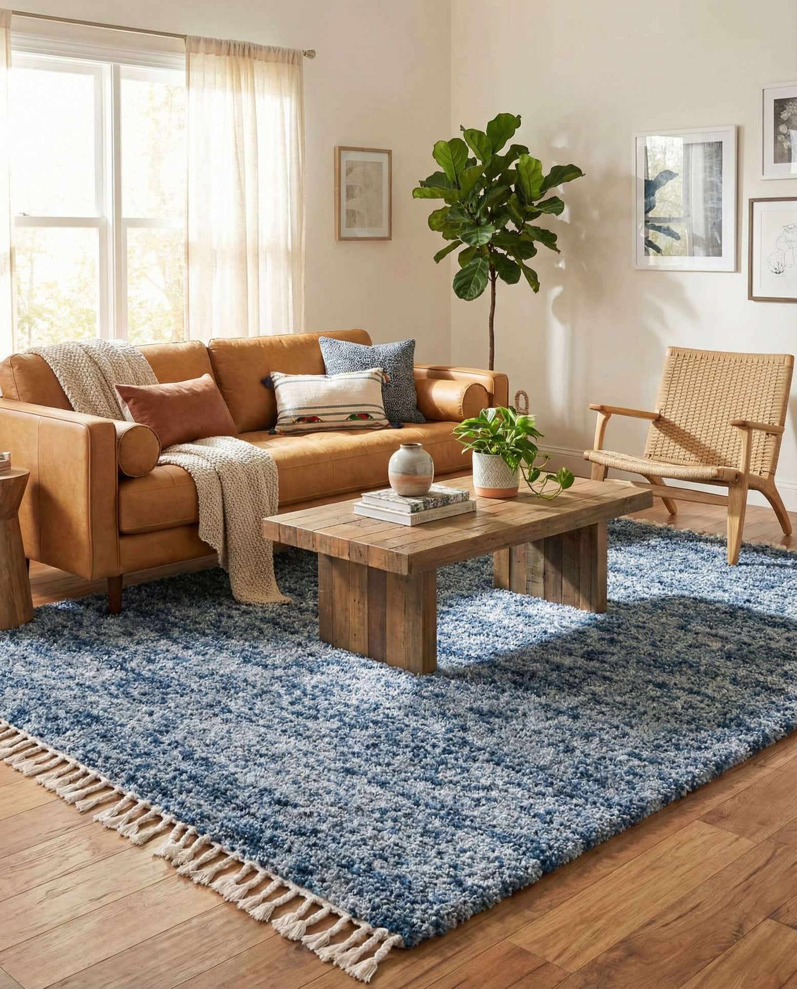 8' x 10' Athena Shag Rug