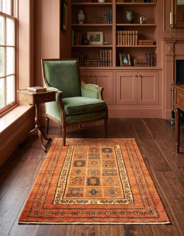 3' 8 x 5' 6 Kashkuli Wool Rug
