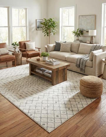 10' 8 x 14' Moroccan Trellis Rug