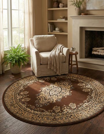 5' 3 x 5' 3 Amaya Round Rug