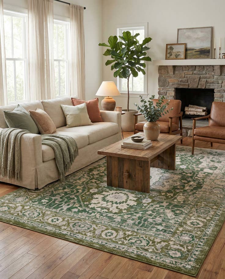 Detail image of 10' x 13' Madeline Vintage Rug
