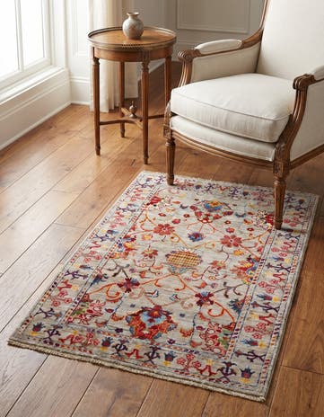 3' 5 x 4' 11 Hand Knotted Ariana Ziegler Rug