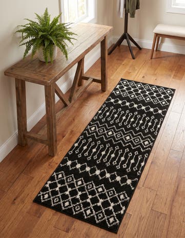 2' x 5' 3 Moroccan Trellis Runner Rug