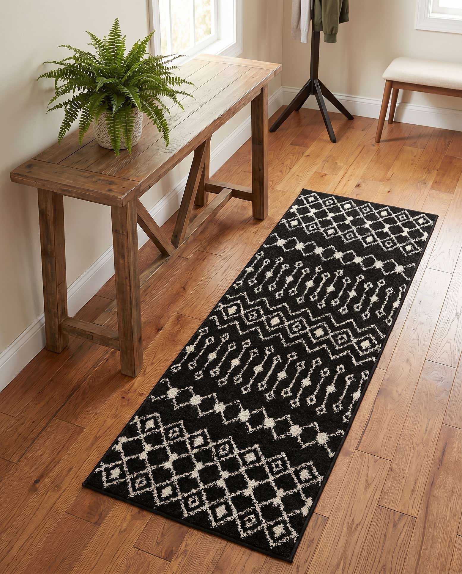 2' x 5' 3 Moroccan Trellis Runner Rug