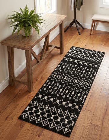 2' x 5' 3 Moroccan Trellis Runner Rug