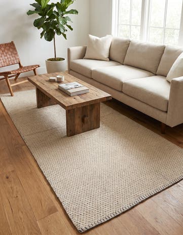 4' 1 x 7' 9 Hand Knotted Moroccan Wool Rug