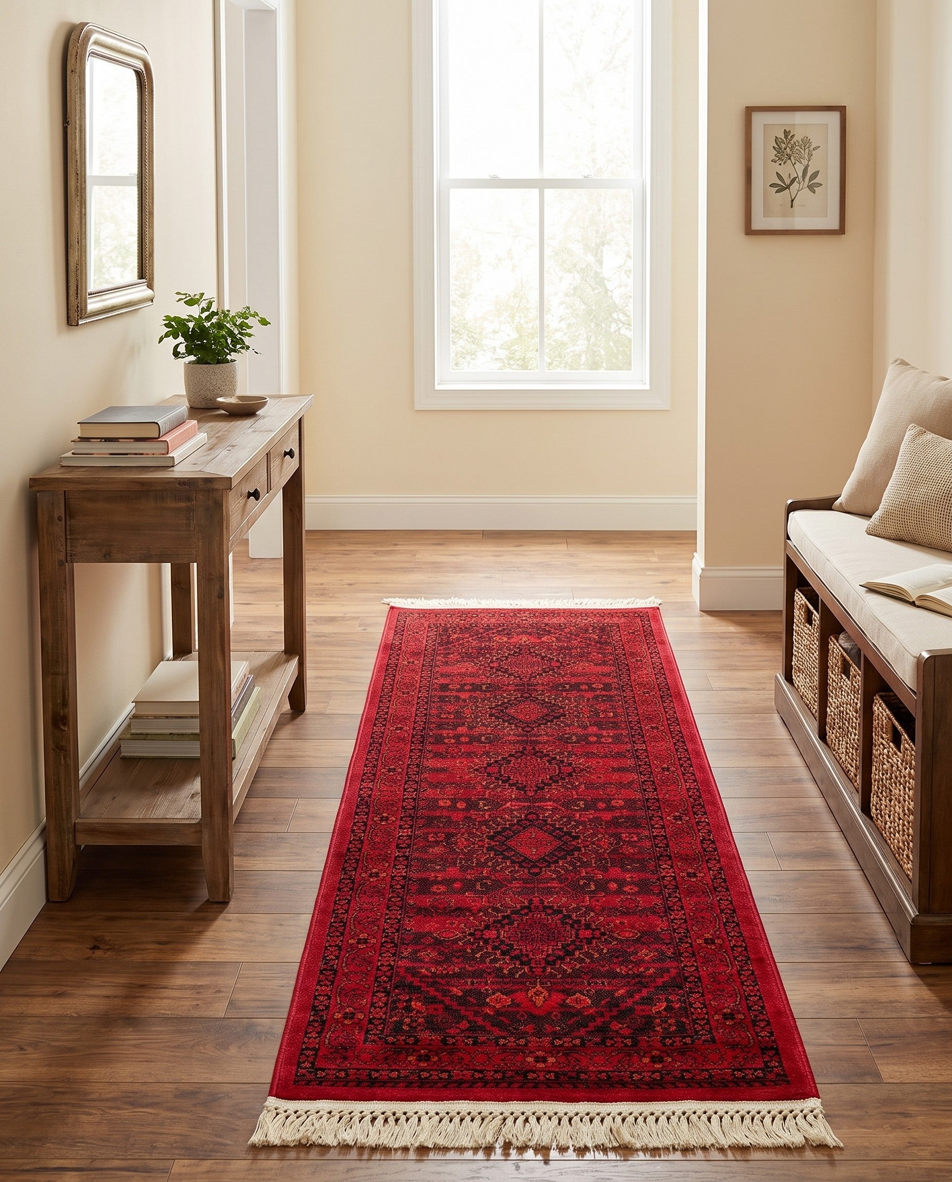 2' x 6' Bokhara Runner Rug