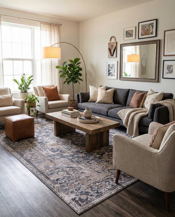 Detail image of 7' 10 x 10' Yara Rug