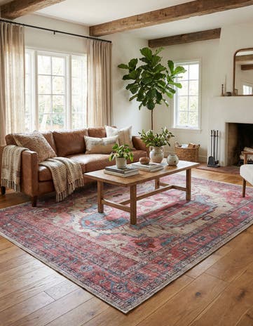 6' x 9' Washable Maahru Rug