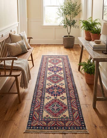 2' x 6' 5 Hand Knotted Kazak Runner Rug