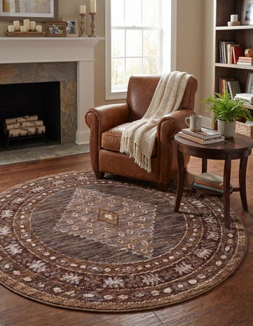 5' x 5' Grand Tradition Round Rug