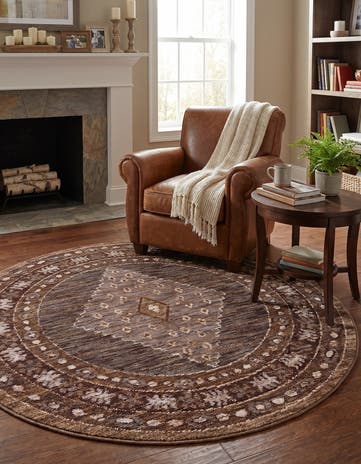 5' x 5' Grand Tradition Round Rug