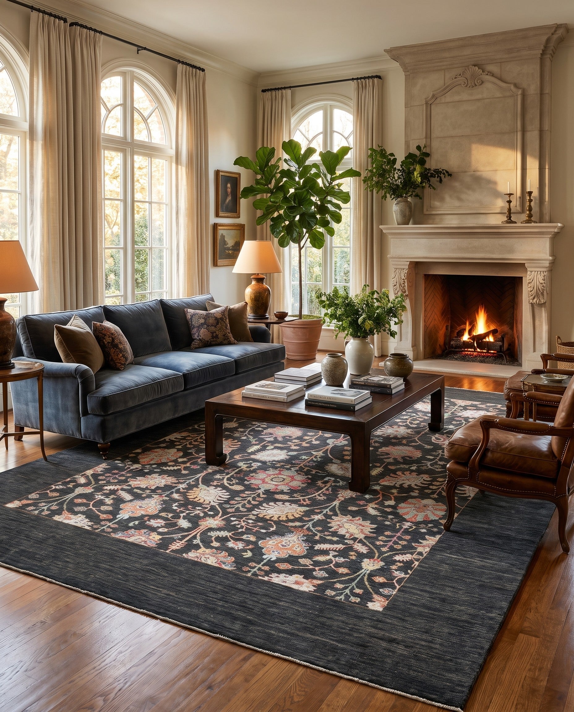 8' 2 x 11' 1 Hand Knotted Ariana Ziegler Rug