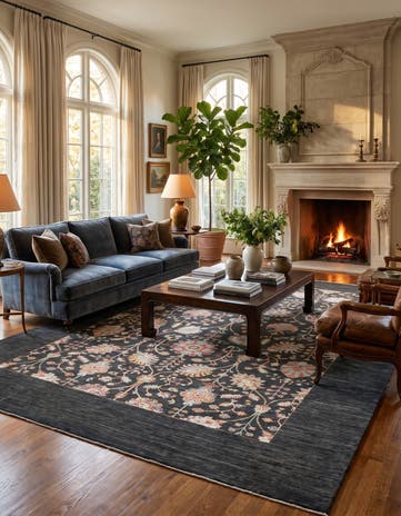 8' 2 x 11' 1 Hand Knotted Ariana Ziegler Rug