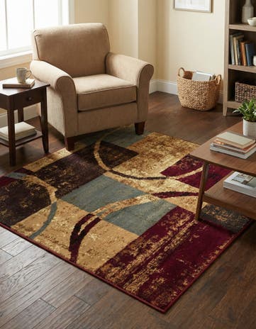 Cafe Square Rug