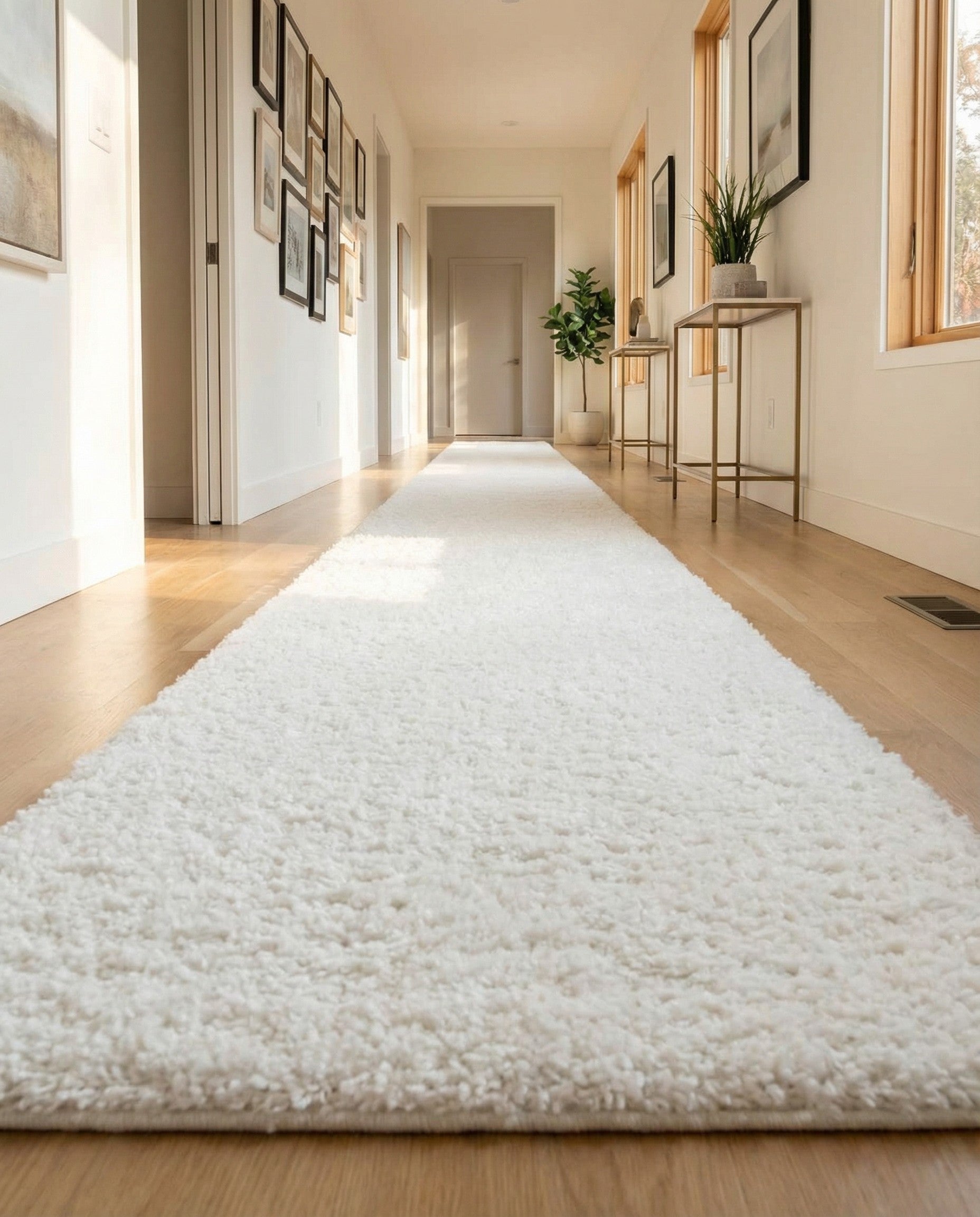 2' 7 x 16' 5 Zermatt Shag Runner Rug