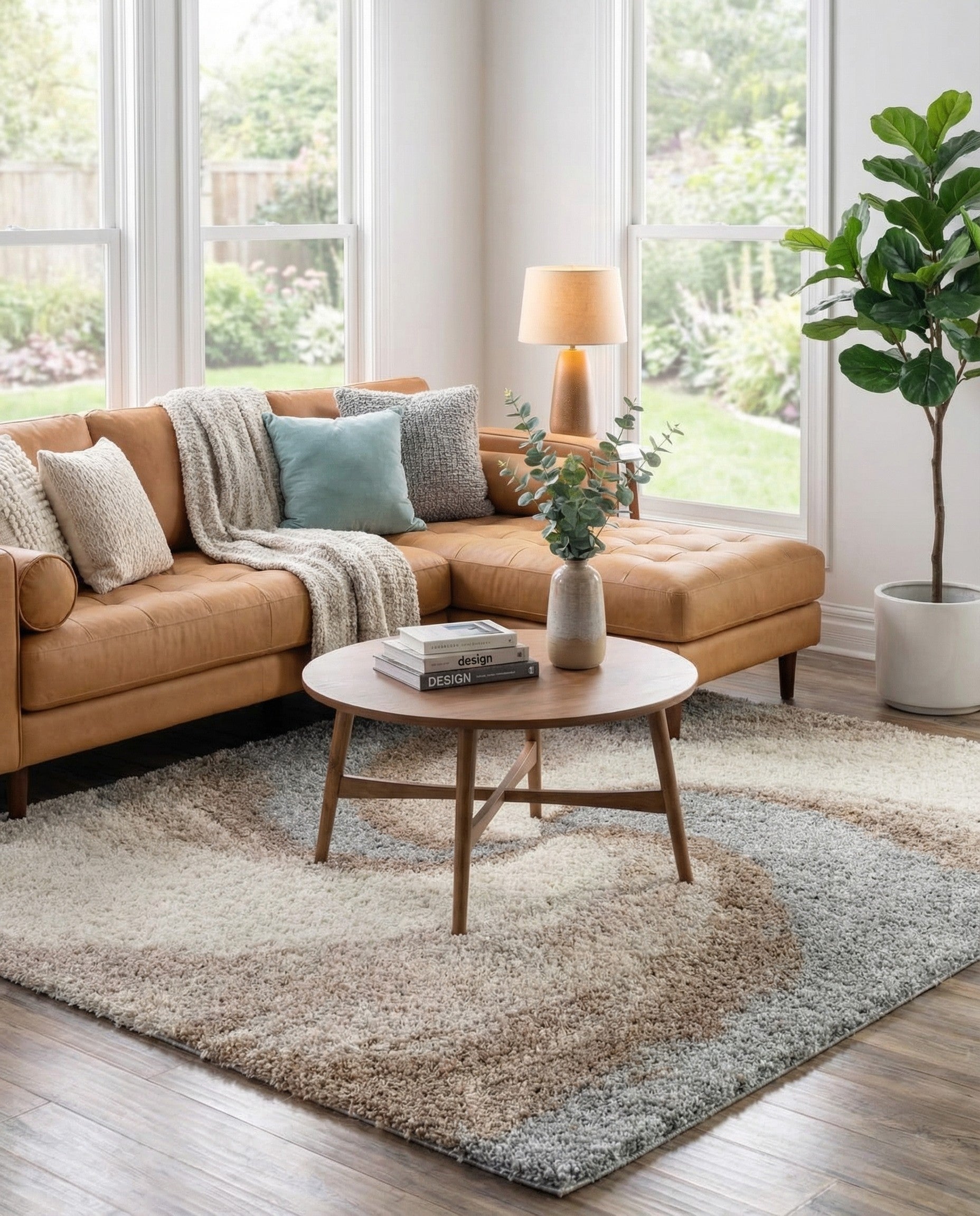 7' 10 x 7' 10 Soft Touch Shag Square Rug