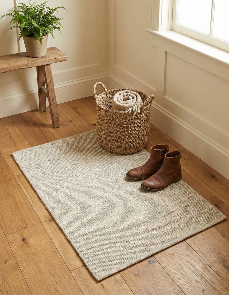 Detail image of 2' 2 x 3' 1  Hand Woven Jill Zarin English Manor Wool Rug