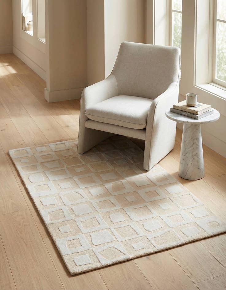 Detail image of 3' x 5' Hand Knotted Darya Wool Rug