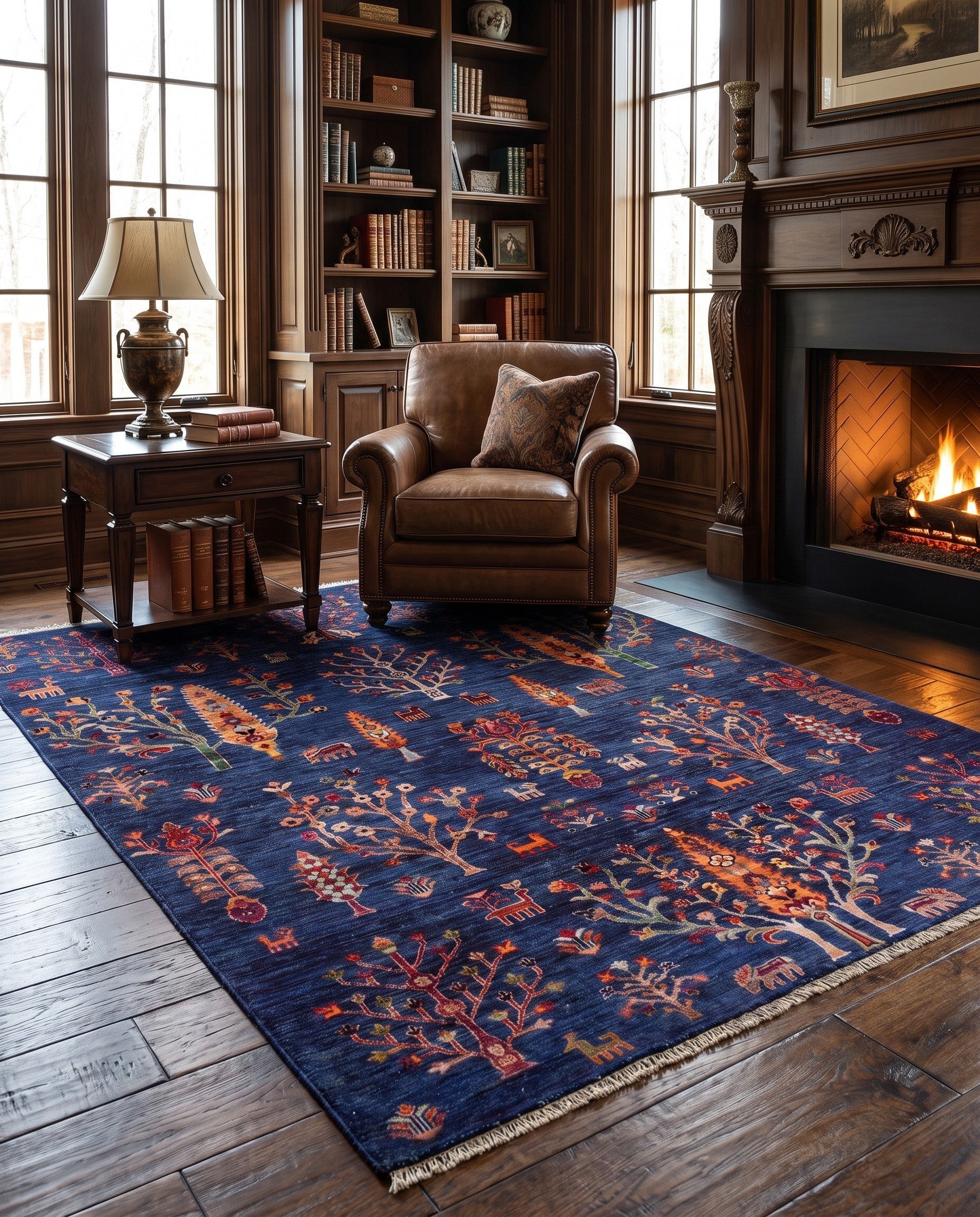 5' x 6' 11 Hand Knotted Ariana Ziegler Rug
