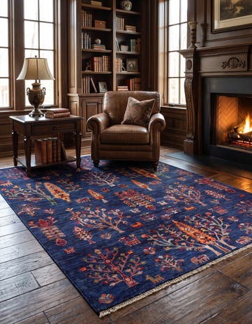 5' x 6' 11 Hand Knotted Ariana Ziegler Rug