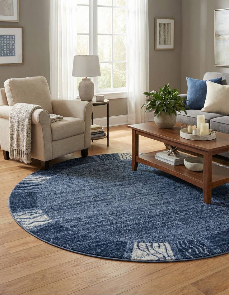 Detail image of 6' x 6' Angelica Round Rug