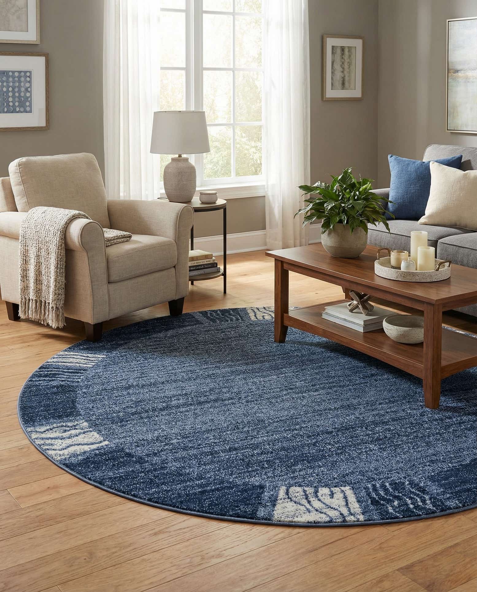 6' x 6' Loft Round Rug