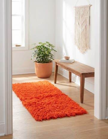 2' x 3' 10 Hand Knotted Moroccan Wool Runner Rug