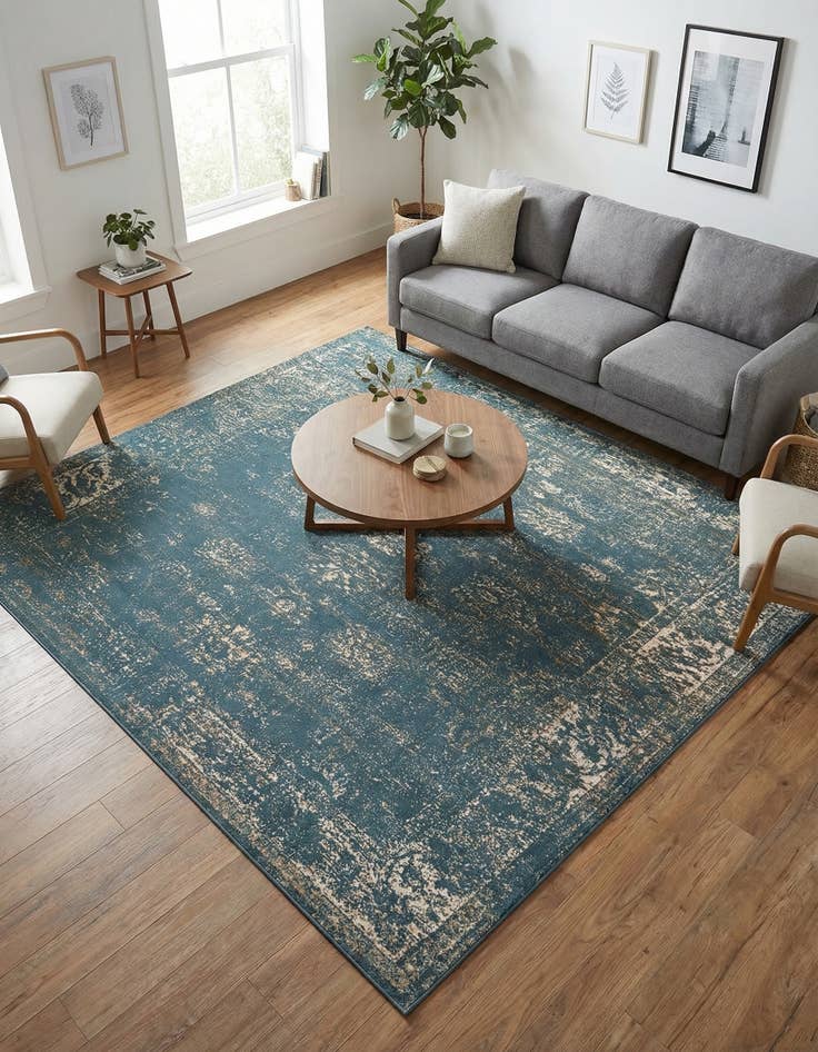 Detail image of 7' 10 x 7' 10 Monte Carlo Square Rug