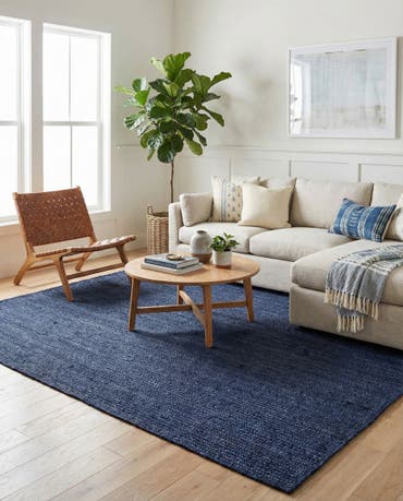  8' x 10'  Hand Braided Jute Rug