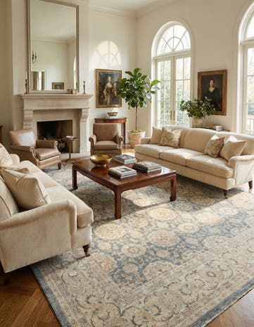 13' 1 x 17' 2 Hand Knotted Peshawar Ziegler Oriental Rug