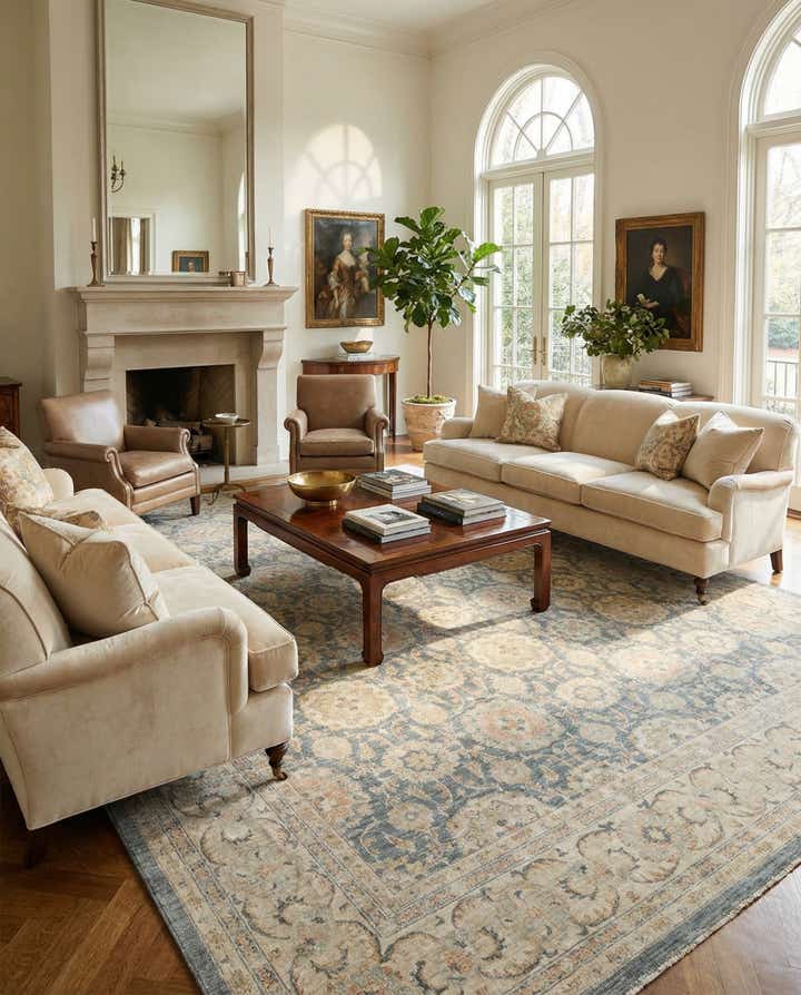 13' 1 x 17' 2 Hand Knotted Peshawar Ziegler Oriental Rug