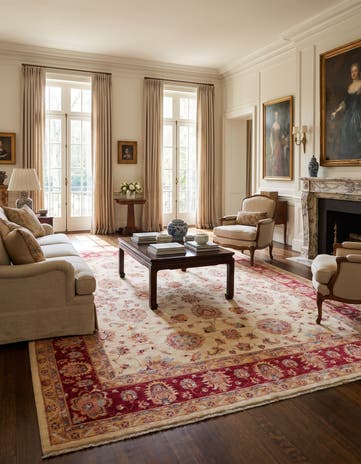9' 2 x 11' 9 Hand Knotted Ziegler Rug