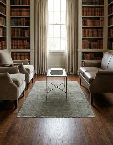4' x 6' 5 Hand Knotted Over-Dyed Ziegler Rug