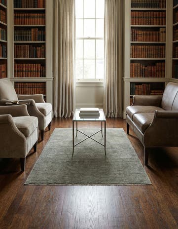 4' x 6' 5 Hand Knotted Over-Dyed Ziegler Rug