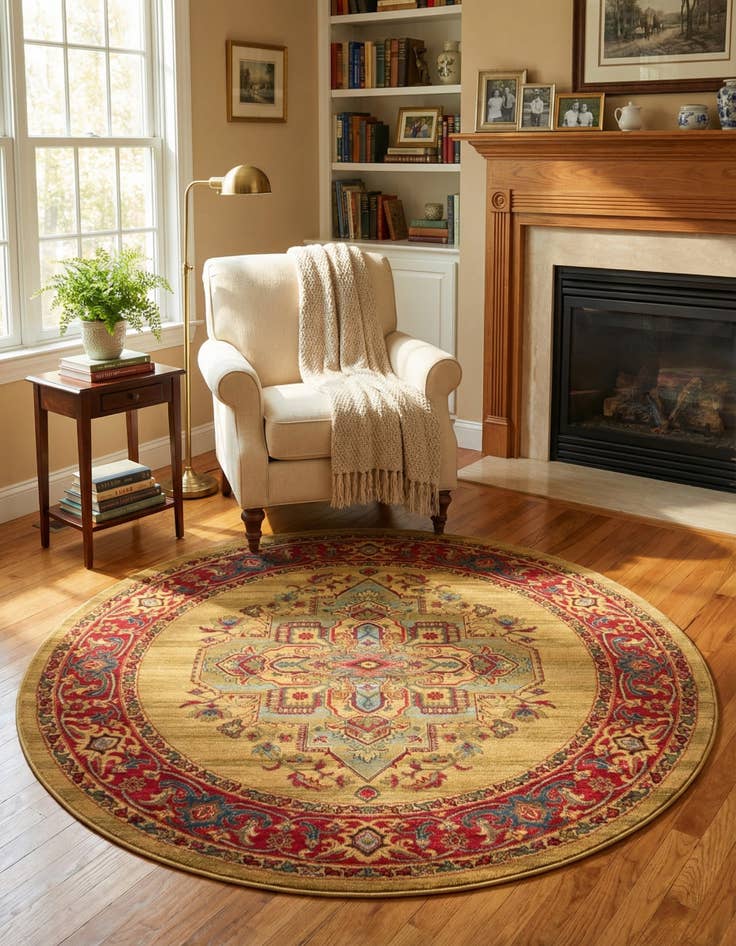 Detail image of 6' x 6' Sara Round Rug