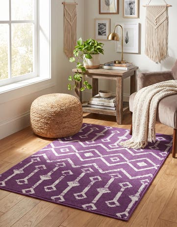Violet Kasbah Trellis Rug
