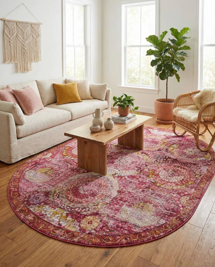 Detail image of 7' 10 x 10' Santiago Oval Rug