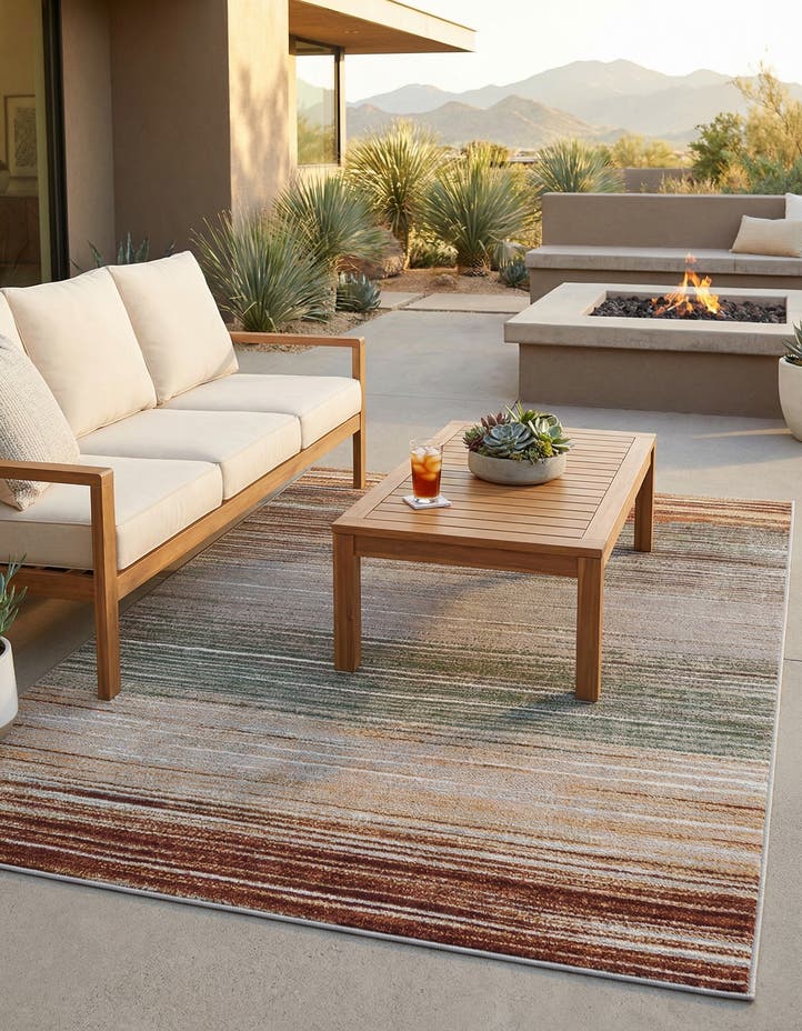 5' x 7' Easy-Clean Modern Indoor / Outdoor...