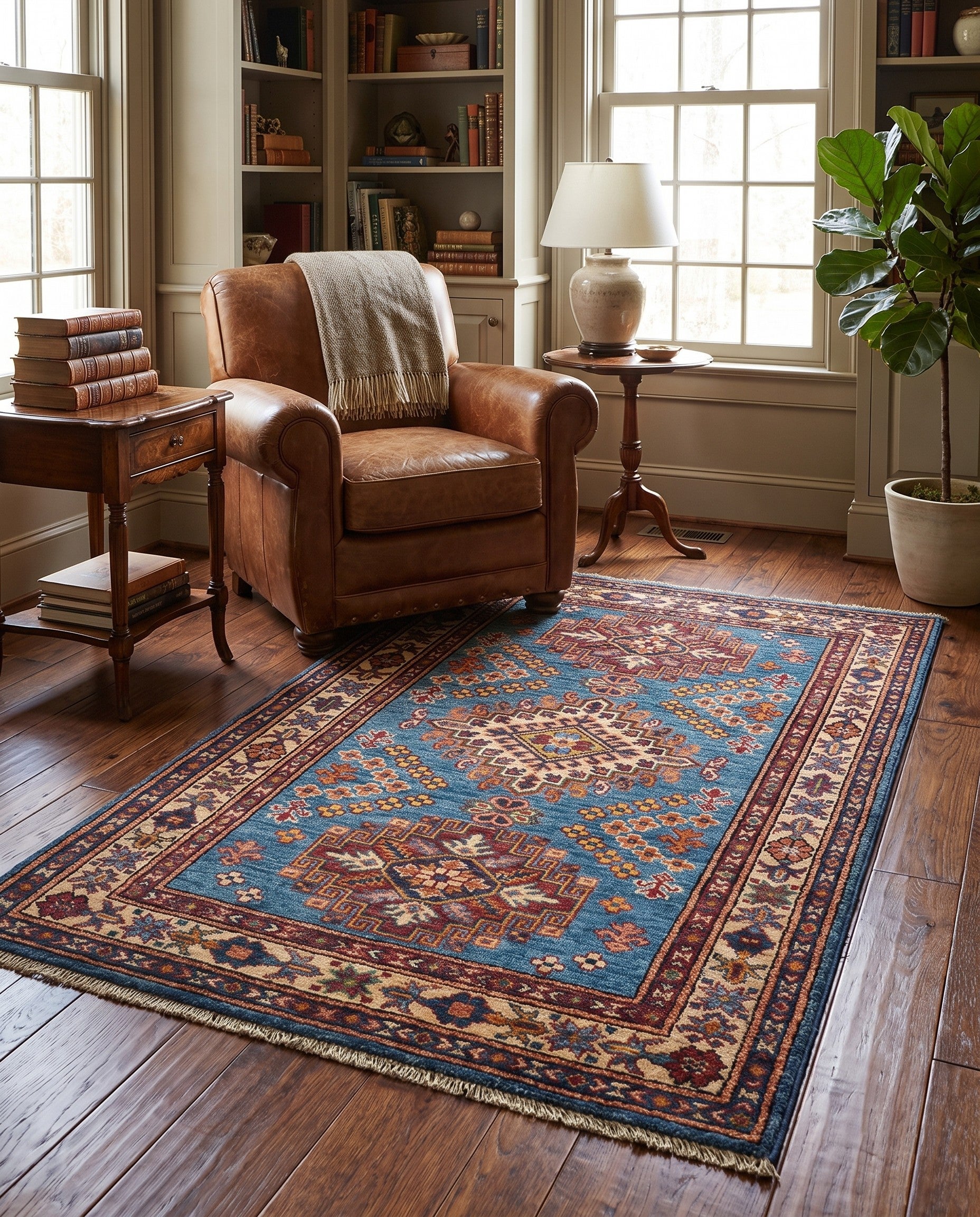 2' 10 x 4' 1 Hand Knotted Kazak Rug