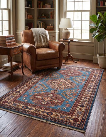 2' 10 x 4' 1 Hand Knotted Kazak Rug