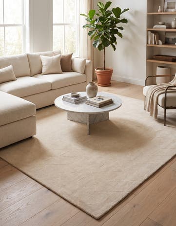 9' 10 x 10' WoolCraft Geometric Square Rug