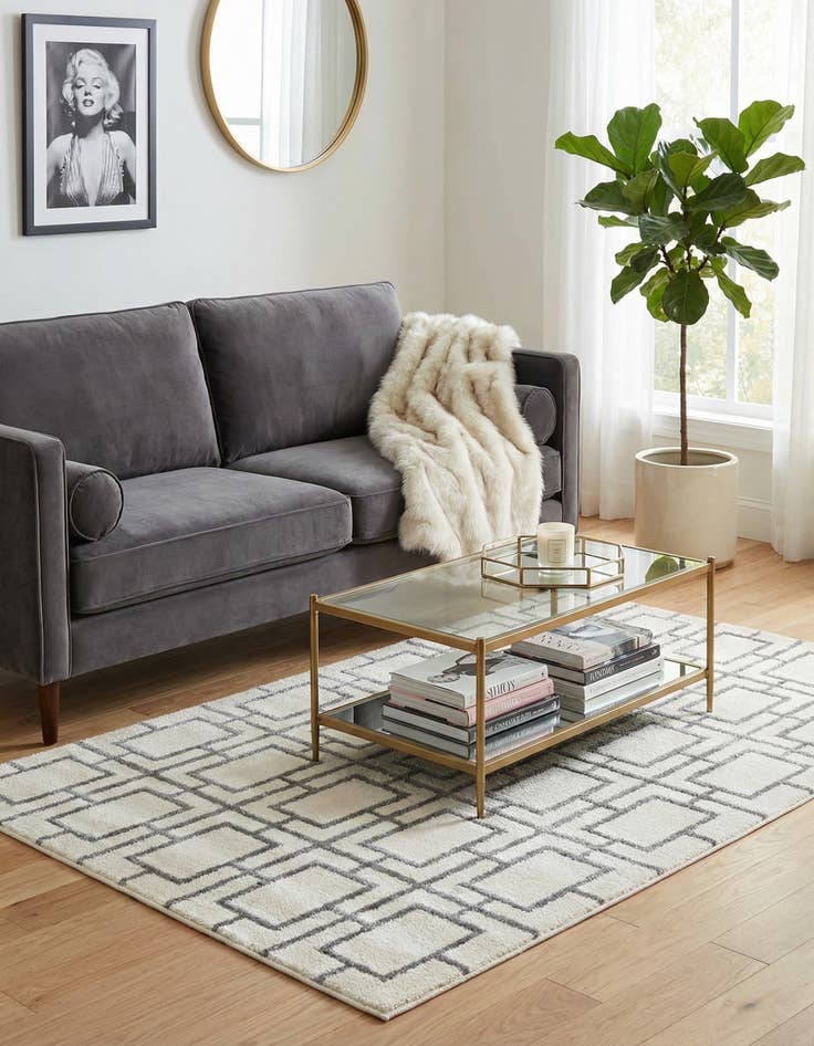 Detail image of 3' x 5' 3 Marilyn Monroe&trade; Glam Deco Rug