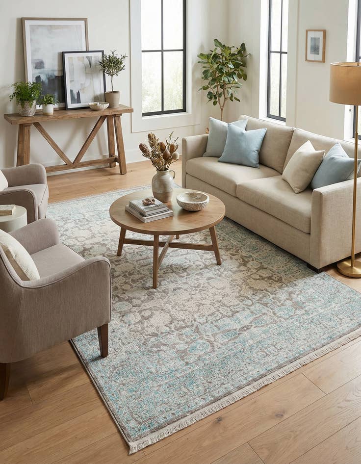 Detail image of 5' x 8' Modern Classical Rug