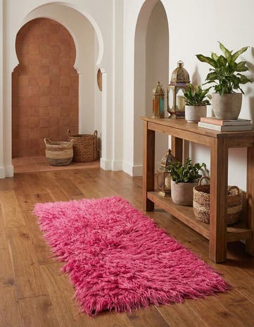 2' x 4' Hand Knotted Moroccan Wool Runner Rug